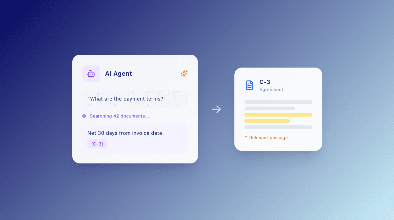 Agent reasoning interface preview