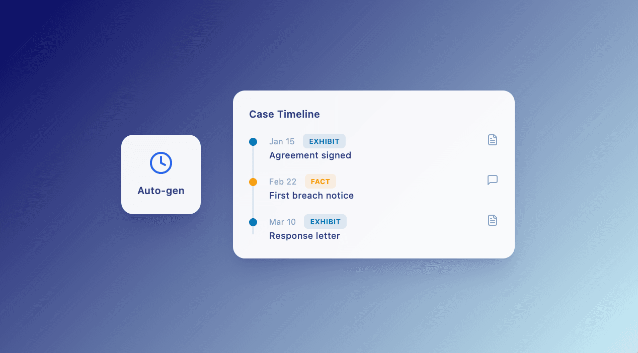 Chronology engine timeline preview