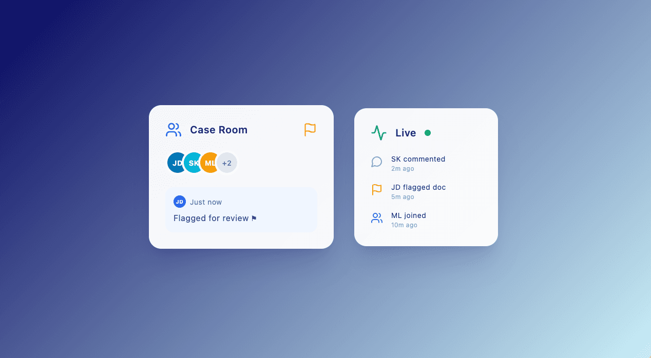 Team collaboration workspace preview